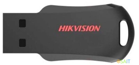 Флеш Диск Hikvision 64GB M200R HS-USB-M200R/64G USB2.0 черный