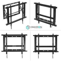 Кронштейн для телевизора Onkron PRO7M черный 40"-70" макс.45кг настенный наклонно-выдвижной