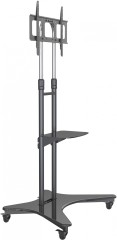 Стойка для телевизора Cactus CS-ST31 черный 37"-75" макс.81.6кг напольный мобильный