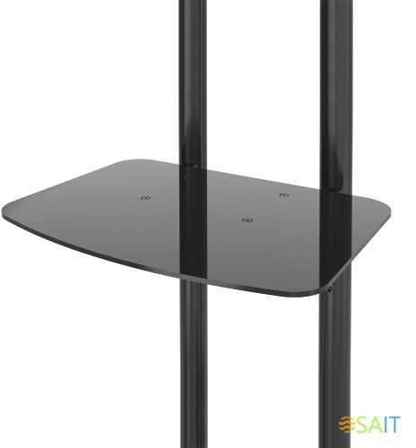 Стойка для телевизора Cactus CS-ST31 черный 37"-75" макс.81.6кг напольный мобильный