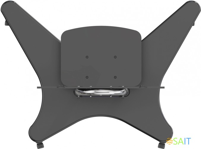 Стойка для телевизора Cactus CS-ST31 черный 37"-75" макс.81.6кг напольный мобильный