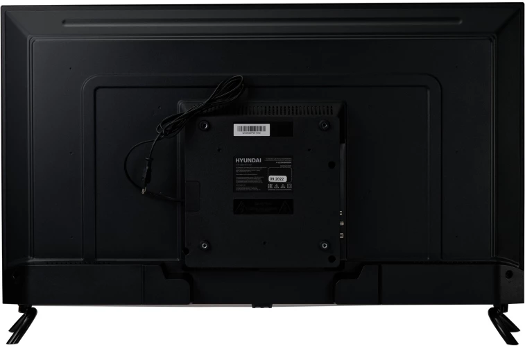 Телевизор LED Hyundai 40" H-LED40BS5003 Яндекс.ТВ Frameless черный FULL HD 60Hz DVB-T DVB-T2 DVB-C DVB-S DVB-S2 USB WiFi Smart TV