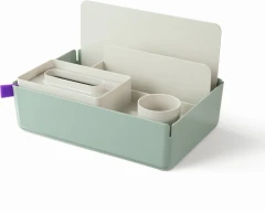 Короб для хранения Deli XDM33green разборный 315x210x186мм зеленый пластик (упак.:1шт)