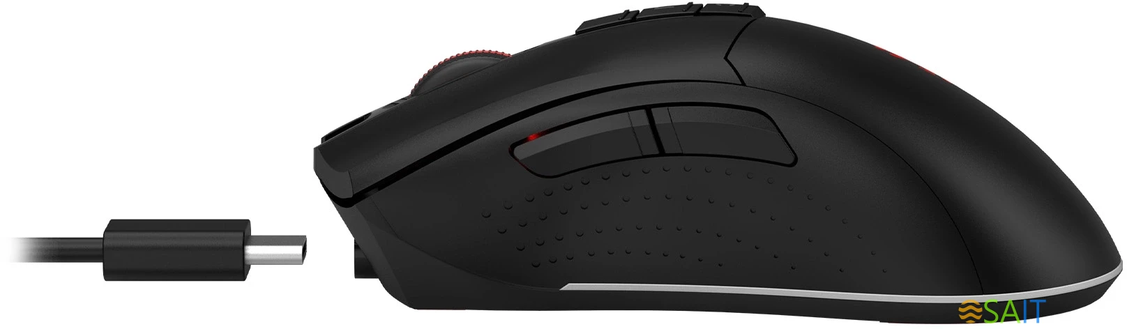 Мышь A4Tech Bloody R90 Plus черный оптическая 5000dpi беспров. USB 7but