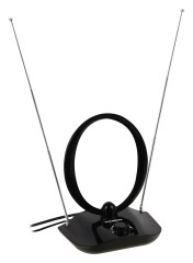 Антенна телевизионная Hyundai H-TAI400 15дБ активная черный каб.:1.85м