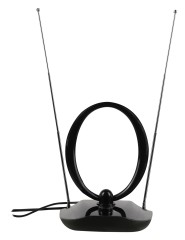 Антенна телевизионная Hyundai H-TAI400 15дБ активная черный каб.:1.85м