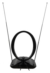 Антенна телевизионная Hyundai H-TAI400 15дБ активная черный каб.:1.85м