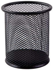 Подставка Deli E9172 для письменных принадлежностей черный металл сетка