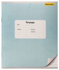 Тетрадь Silwerhof 721477-11 12л. лин. A5 203х164 Монохром мел.карт. вод.лак скрепка