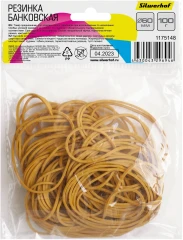 Резинки для купюр Silwerhof 189022 d=60мм 2мм 100гр натуральный