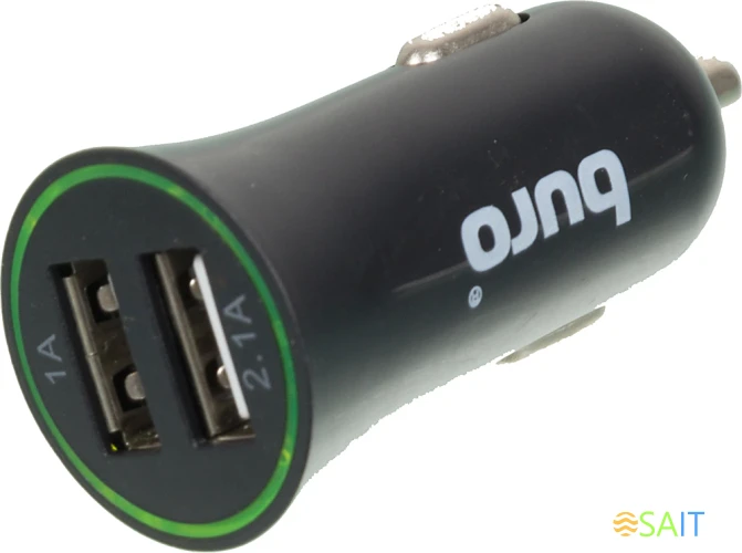 Автомобильное зар./устр. Buro XCJ-041-2.1A 10.5W 2.1A+1A 2xUSB универсальное черный