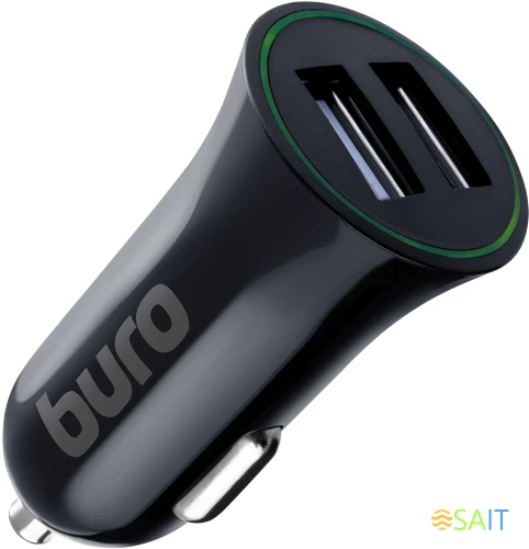 Автомобильное зар./устр. Buro XCJ-041-2.1A 10.5W 2.1A+1A 2xUSB универсальное черный