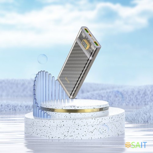 Мобильный аккумулятор Hoco J103 Discovery edition 10000mAh QC/PD 22.5W 5A 2xUSB-A/USB-C серый (J103 DISCOVERY EDITION GRAY)