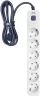 Сетевой фильтр Powercom SP-06W 5,0М 5.0м (6 розеток) белый/серый (коробка)