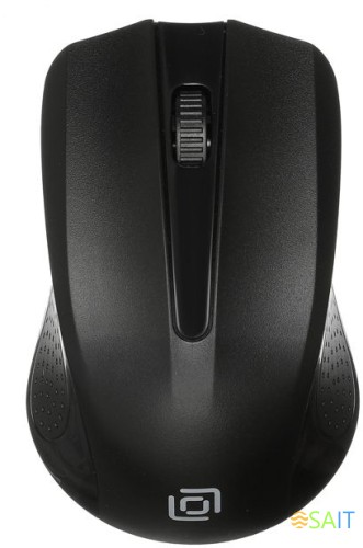 Мышь Оклик 485MW черный оптическая 1600dpi беспров. USB для ноутбука 3but (997819)