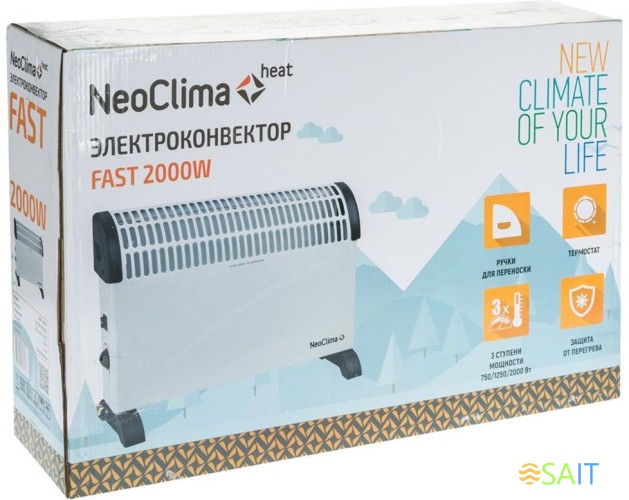 Конвектор Neoclima Fast 2000Вт белый