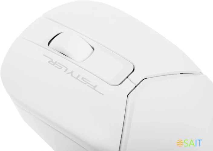 Мышь A4Tech Fstyler FB12 белый оптическая 1200dpi беспров. BT/Radio USB 3but (FB12 WHITE)