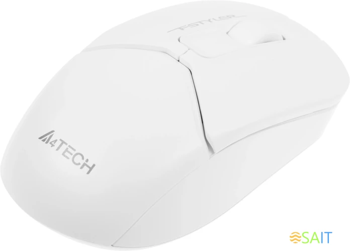 Мышь A4Tech Fstyler FB12 белый оптическая 1200dpi беспров. BT/Radio USB 3but (FB12 WHITE)