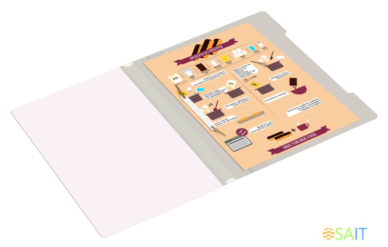 Папка-скоросшиватель Бюрократ Люкс -PSL20GREY A4 прозрач.верх.лист пластик серый 0.14/0.18