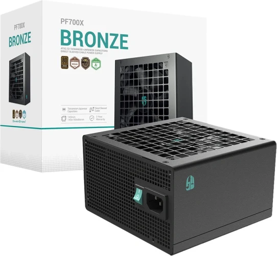 Блок питания Deepcool ATX 700W GamerStorm PF700X 80+ bronze (20+4pin) APFC 120mm fan 6xSATA RTL