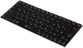 Клавиатура Оклик 840S черный USB беспроводная BT slim (754787)