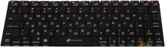 Клавиатура Оклик 840S черный USB беспроводная BT slim (754787)