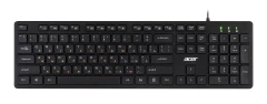 Клавиатура Acer OKW122 черный USB Multimedia (ZL.KBDEE.00C) кабель 1.5м