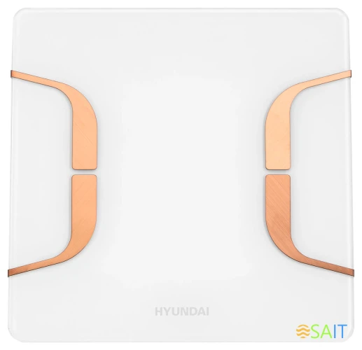 Весы напольные электронные Hyundai H-BS03871 макс.180кг белый