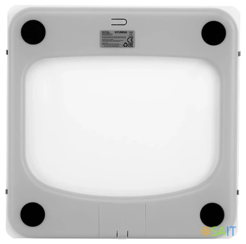 Весы напольные электронные Hyundai H-BS03871 макс.180кг белый