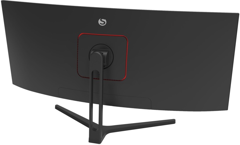 Монитор SunWind 34" SM-34QV401 черный VA LED 1ms 21:9 HDMI матовая 300cd 178гр/178гр 3440x1440 165Hz G-Sync DP WQ 5.6кг