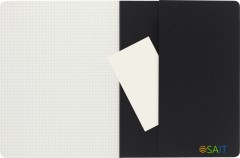 Блокнот Moleskine CAHIER JOURNAL QP322 XLarge 190х250мм обложка картон 120стр. клетка черный (3шт)