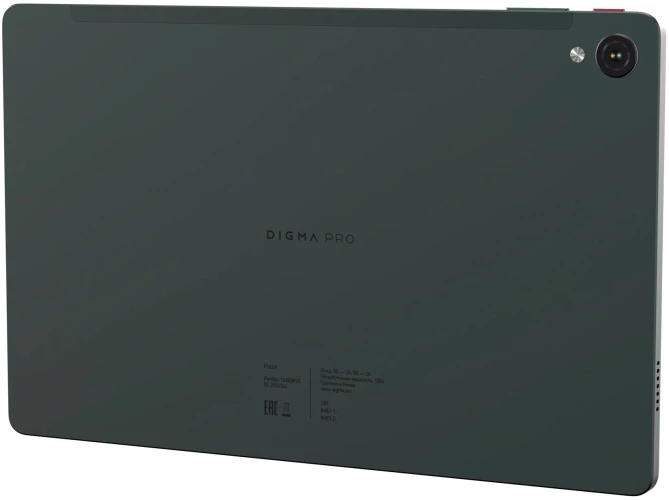 Планшет Digma Pro Pulse T616 (2.0) 8C RAM8Gb ROM256Gb 10.4" In-Cell 2000x1200 4G 2Sim Android 14 темно-зеленый 13Mpix 5Mpix BT WiFi microSD 128Gb 7000mAh