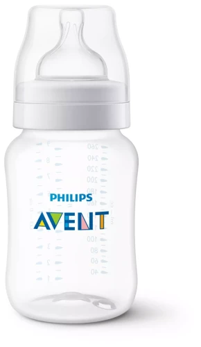 Бутылочка для кормления Philips Бутылочка для кормления, Anti-colic 1+ мес., 260 мл, 2 шт.