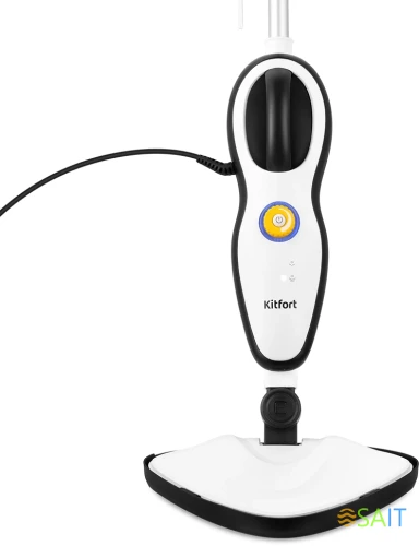 Швабра паровая Kitfort КТ-1045 1500Вт белый/черный