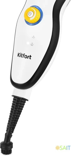 Швабра паровая Kitfort КТ-1045 1500Вт белый/черный