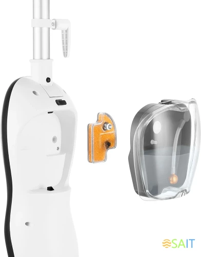 Швабра паровая Kitfort КТ-1045 1500Вт белый/черный