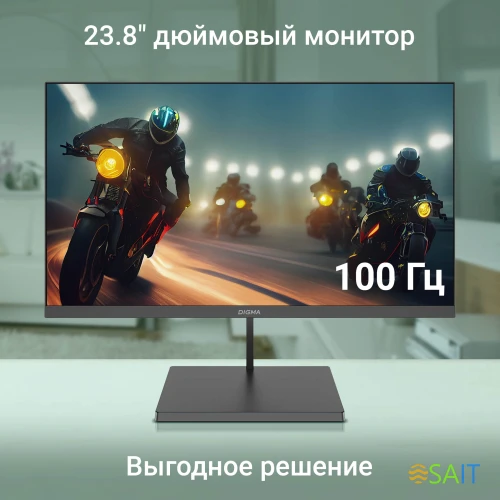 Монитор Digma 23.8" Progress 24A501F черный VA LED 16:9 HDMI матовая 250cd 178гр/178гр 1920x1080 100Hz FreeSync VGA FHD 3кг