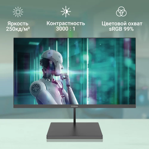 Монитор Digma 23.8" Progress 24A501F черный VA LED 16:9 HDMI матовая 250cd 178гр/178гр 1920x1080 100Hz FreeSync VGA FHD 3кг