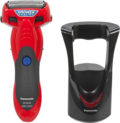 Бритва сетчатая Panasonic ES-SL41R520 реж.эл.:3 питан.:аккум. красный/черный