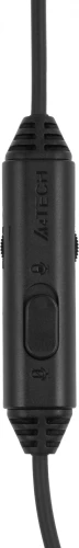 Наушники с микрофоном A4Tech Fstyler FH100 черный 2м накладные оголовье (FH100 (STONE BLACK))