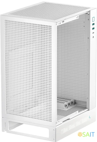 Корпус Deepcool CH170 Digital белый без БП miniITX 6x120mm 2xUSB3.0 audio bott PSU