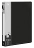 Папка с 100 прозр.вклад. Бюрократ -BPVN100BLCK A4 пластик 0.8мм торц.карм с бум. встав черный