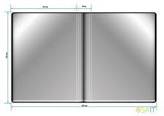 Папка с 100 прозр.вклад. Бюрократ -BPVN100BLCK A4 пластик 0.8мм торц.карм с бум. встав черный