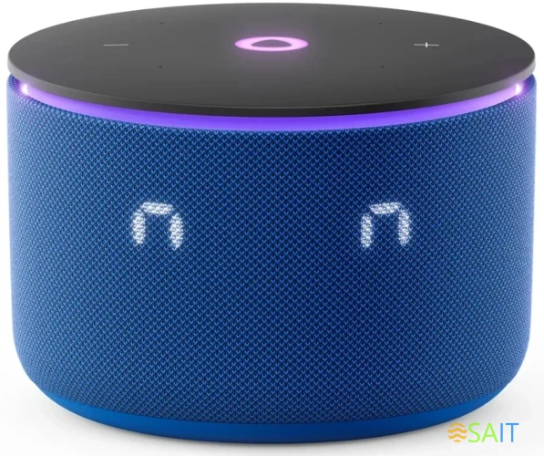 Умная колонка Yandex Станция Мини 3 Про Алиса синий 18W 1.0 BT/Wi-Fi (YNDX-00059BLU)