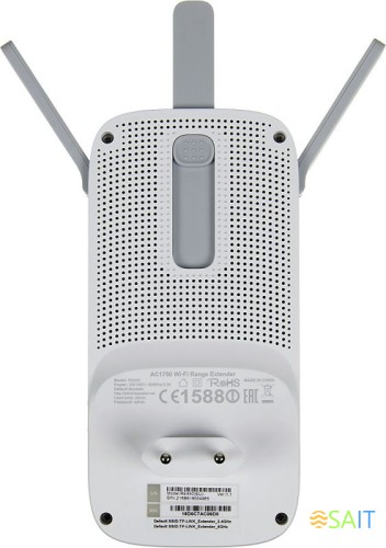 Повторитель беспроводного сигнала TP-Link RE450 AC1750 10/100/1000BASE-TX белый