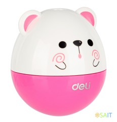 Точилка для карандашей ручная Deli E0522 Неваляшка E0522 1 отверстие пластик ассорти