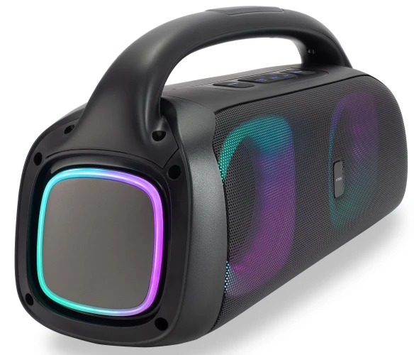 Колонка порт. Hyundai H-PS1027 черный 80W 2.0 BT 10м 3600mAh