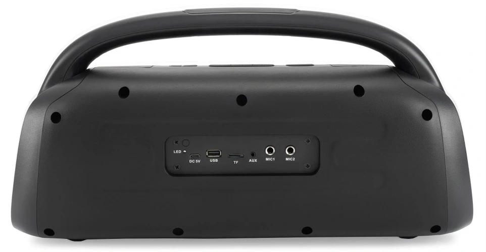 Колонка порт. Hyundai H-PS1027 черный 80W 2.0 BT 10м 3600mAh