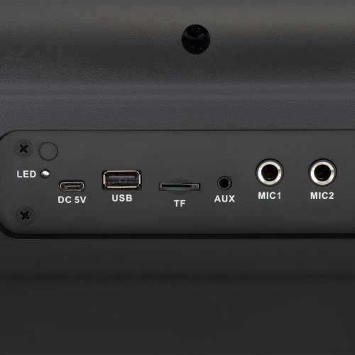 Колонка порт. Hyundai H-PS1027 черный 80W 2.0 BT 10м 3600mAh