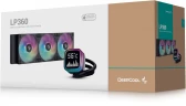 Система водяного охлаждения Deepcool LP360 ARGB Soc-AM5/AM4/1200/1700/1851 черный 4-pin 38.71dB Al LCD 350W 1716gr Ret (R-LP360-BKMSNC-G-1)
